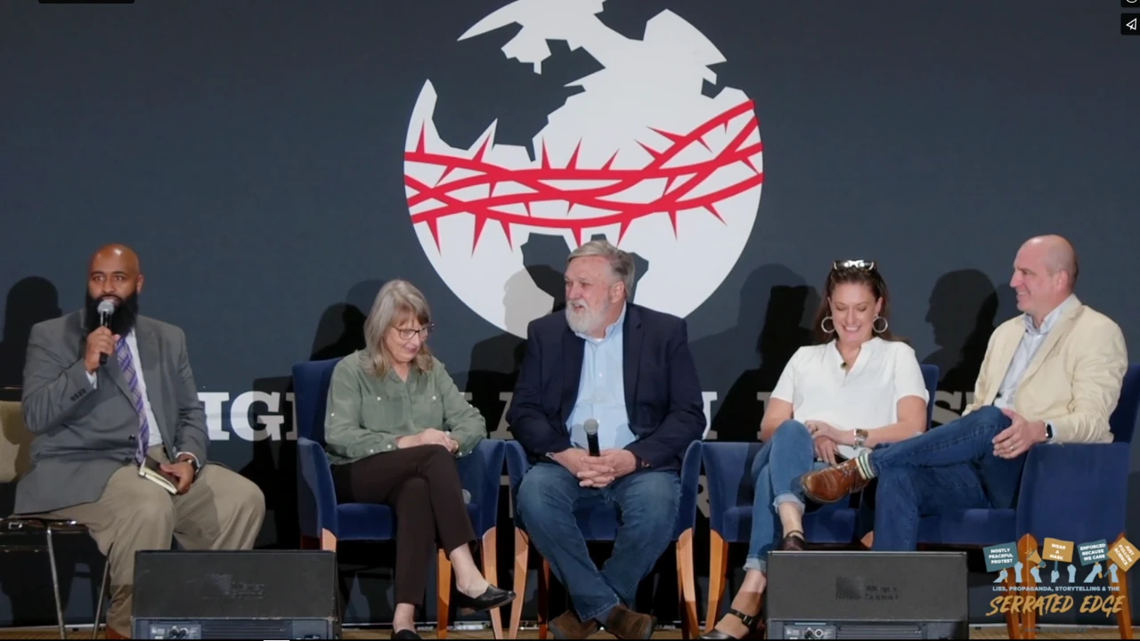 Panel with Choc Knox, Doug Wilson, Nancy Wilson, Dr. Ben Merkel, and