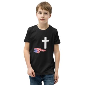 Cross & Flag Youth Short Sleeve T-Shirt